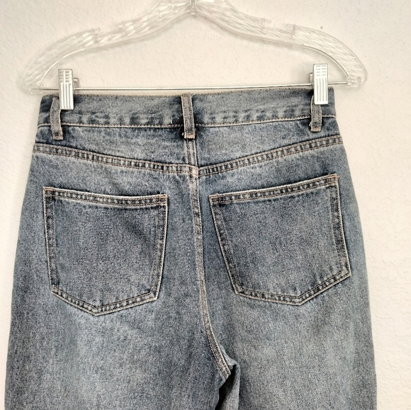 Twelve Distress High Rise Jeans - Picture 6 of 8